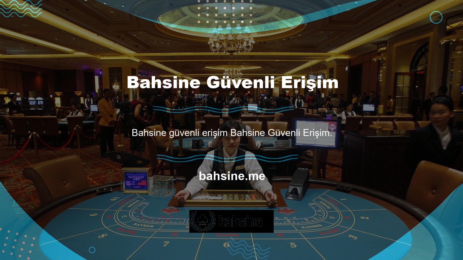 Bahsine bahisçi ve casino çevrimiçi oyun platformunun resmi bağlantısı Bahsine